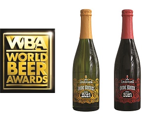 Bières Lindemans primées aux World Beer Awards 2022